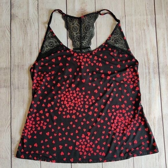 Linea Donatella heart lace inset stretch camisole - Picture 3 of 9